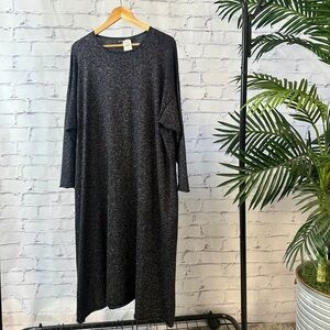 Eskandar BLACK Cashmere Silk Sweater Dress